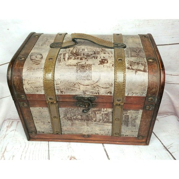 Rare Authentic EAD Nauheim Mini Poste Italiane Trunk Chest
